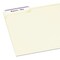 Avery 0.66 in. x 3.44 in. Permanent TrueBlock File Folder Labels with Sure Feed Technology - White (30/Sheet, 25 Sheets/Pack)